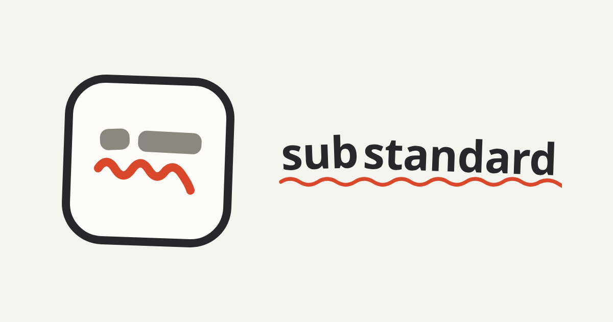https://substandard.blog/ social preview image